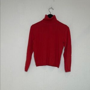 Pendleton Vibrant Red Turtleneck Sweater size Small